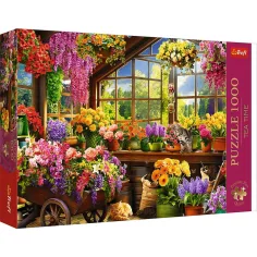 Čajanka Proljetna priprema 1000-dijelni premium puzzle - Trefl