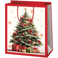 Cardex: Ogromna torba za poklone s božićnim drvcem 33x15x44cm
