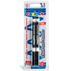 Carioca Whiteboard crni flomaster za ploču 2kom