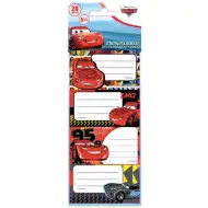 Cars 20 kom samoljepljive etikete za bilježnicu