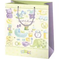 Čestitamo! sa uzorkom poklon vrećica srednje veličine 18x23x10cm