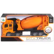 City Truck: Metalna betonska mješalica na osam kotača sa zvukom i svijetlom