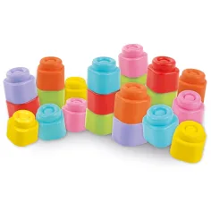 Clemmy set od 10 mekane kocke za gradnju - Clementoni slika 2