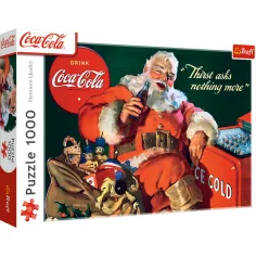 Coca-Cola Djed Mraz 1000kom premium plus puzzle - Trefl slika 1