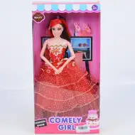Comely Girl u crvenoj večernjoj haljini 28cm