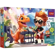 Connect Joe 70-dijelni puzzle s figuricom i 6 kocaka - Trefl