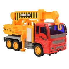 Construction Truck: Kamion dizalica s dizajnom zamašnjaka 19 cm slika 4