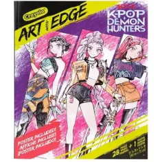 Crayola: Umjetnost s rubom - K-Pop Demon Hunters bojanka i poster