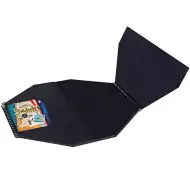 Creative Kids: Crni osmerokutni kreativni album 30x30cm