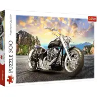 Crni Chopper motor vrhunske puzzle 500kom - Trefl