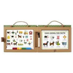 Crtanje koje se može izbrisati, set za igranje magnetska farma - Melissa & Doug slika 3