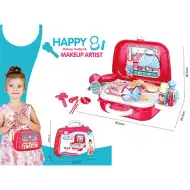 Crveni set za male frizerke 17kom