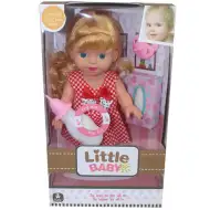 Crvenokosa beba sa dudom, dodacima i zvukom