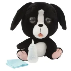 Cry Pets: Plačući crni pas plišana igračka slika 2