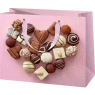 Desert ružičasta ukrasna vrećica 26x13x32cm