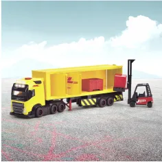 DHL Kamion s svjetlom i zvukom - Dickie Toys slika 3