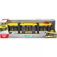 Dickie Toys: Siemens Combino žuti gradski tramvaj s upravljačem i otvorivim vratima - Simba Toys
