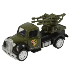 Die-Cast: Vojni mali auto sa zamašnjakom u nekoliko verzija 1/55 slika 4