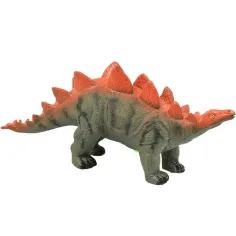 Dino World: Vinilna zvučna figura dinosaura Stegosaura s pamučnim punjenjem, veličina 35 cm slika 2