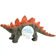 Dino World: Vinilna zvučna figura dinosaura Stegosaura s pamučnim punjenjem, veličina 35 cm