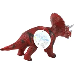 Dino World: Vinilna zvučna figura dinosaura Triceratopsa s pamučnim punjenjem 35 cm slika 2