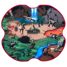 Dinosaur 2u1 set sa kutijom i tepihom slika 2