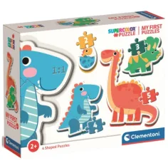 Dinosaurusi 4 u 1 beba puzzle 2-3-4-5 komada - Clementoni