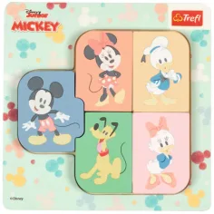 Disney Minnie miš i prijatelji drveni oblikovni puzzle - Trefl