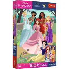 Disney Princeze 160-dijelni UFT puzzle s posterom - Trefl