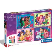 Disney Princeze 4 u 1 puzzle - Clementoni