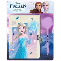 Disney: Frozen 2 tajni dnevnik s bravom i pom-pom olovkom 12x18cm 60 listova
