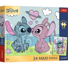 Disney Stitch i Angel 24 komadni Maxi puzzle - Trefl