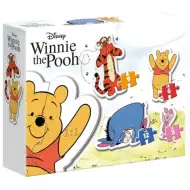 Disney: Winnie Pooh i prijatelji 4u1 puzzle - Clementoni