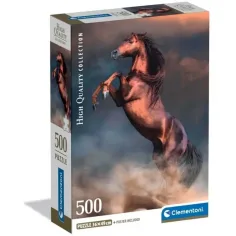 Divlji crveni konj HQC 500 dijelni puzzle - Clementoni slika 1