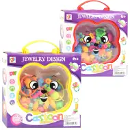 DIY: Komplet za izradu nakita "uradi sam" od 80 komada s kutijom za pohranu u dvije verzije 1 kom