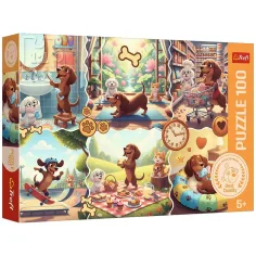 Dnevnik jednog malog jazavčara 100-dijelni puzzle - Trefl