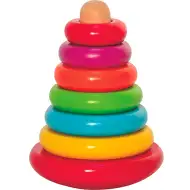 Drvena piramida s 8 kolutova