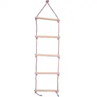 Drvene ljestve sa užetom