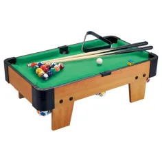 Drveni mini bilijar stol 48x27x16cm slika 2