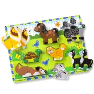 Drveni puzzle kućni ljubimci - Melissa &amp; Doug