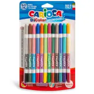 Dual Color Flomasteri u setu 12 kom - Carioca