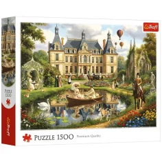Dvorac na obali - 1500 komada puzzle - Trefl