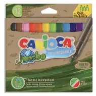 Eco Family Jumbo flomasteri u boji set od 12kom - Carioca