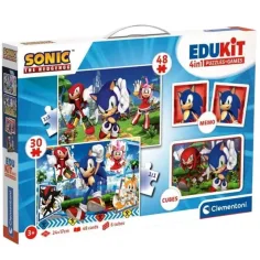 Edukit: Sonic 4 u 1 igrački set - Clementoni slika 1
