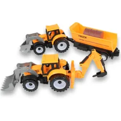 Engineering Truck: 2-dijelni pribor s traktorom, prikolicom i bagerom slika 4