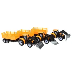 Engineering Truck: Bager traktor radni stroj sa dvoosovinskom prikolicom 45 cm slika 3