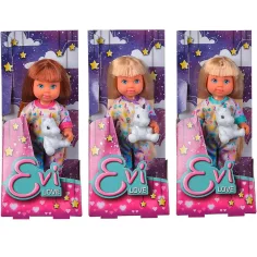 Evi Love: Évi lutka u pidžami s jednorogom u više varijanti - Simba Toys