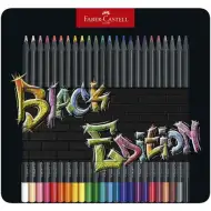 Faber-Castell: Black Edition set olovaka u boji od 24kom u metalnoj kutiji