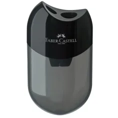Faber-Castell: Dupli trajni plastični oštrač crni