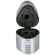 Faber-Castell: Grip šiljilo sa tri rupe u držaču srebrno